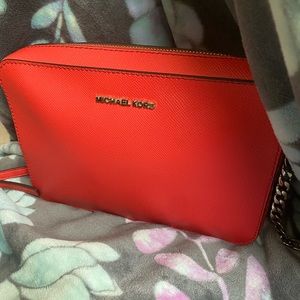 Michael Kors Orange Crossbody Purse